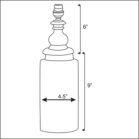 Lime Green Leaves with White Table Lamp02 (Without Lampshade)
